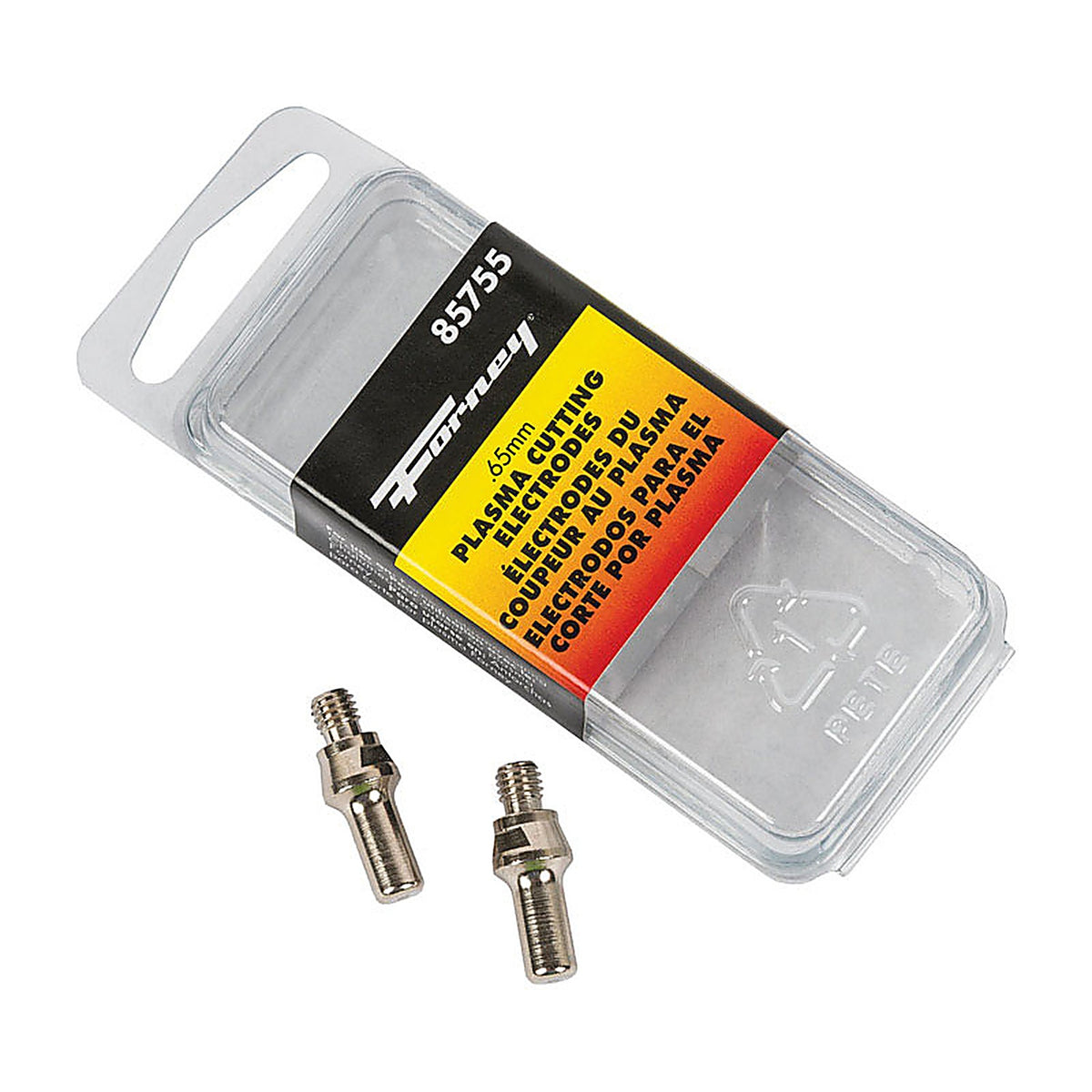 Forney - 85755 - 5.75 In. L X 1.88 In. W Plasma Cutting Electrode 2 Piece