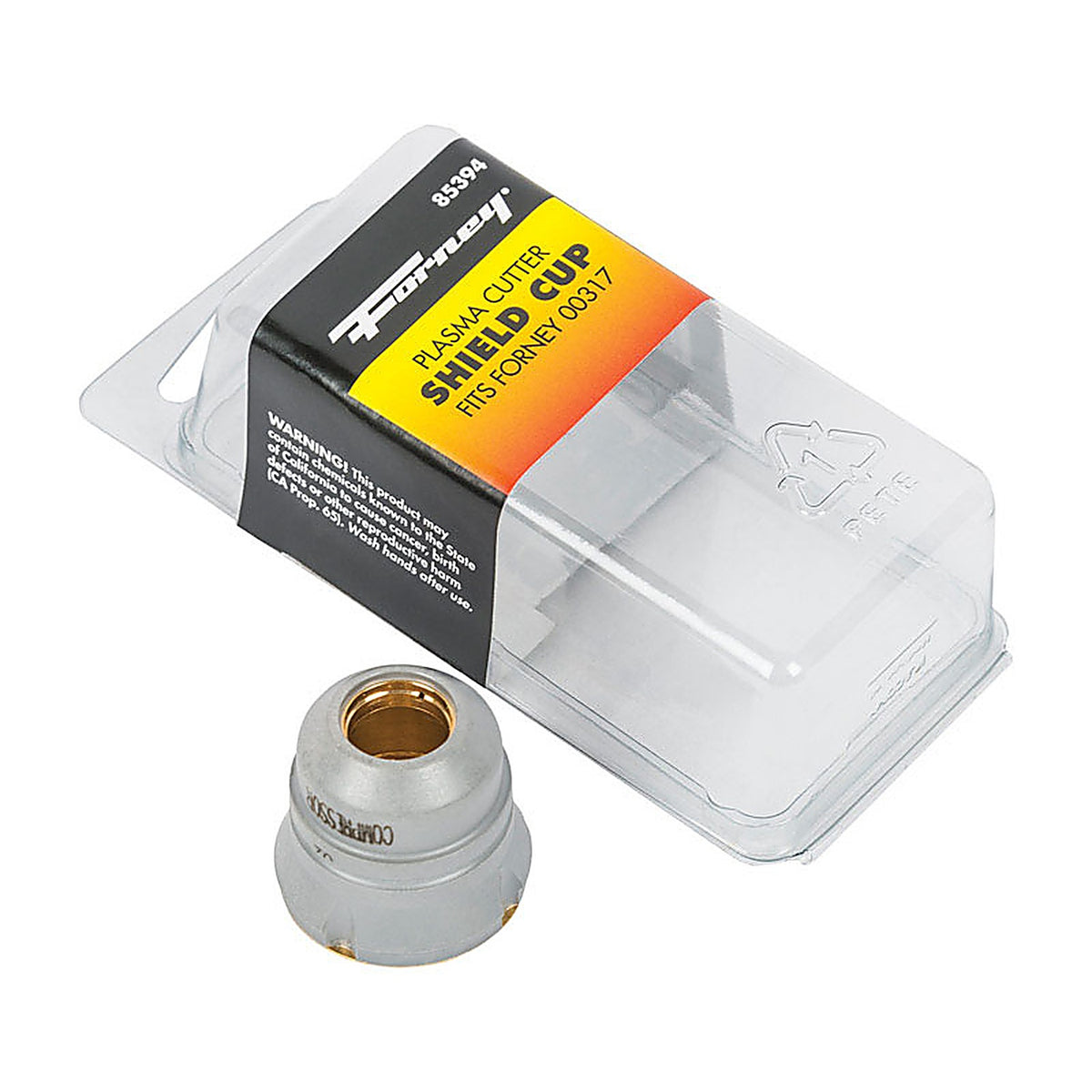 Forney - 85394 - 7.13 In. L X 2 In. W Plasma Cutter Shield Cup 1 Piece