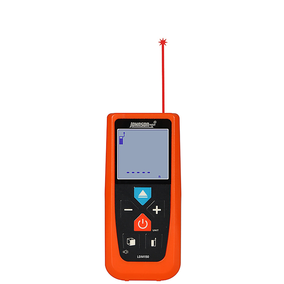 Johnson LDM150 1 beam Laser Distance Measurer 150 ft. 1/pc.