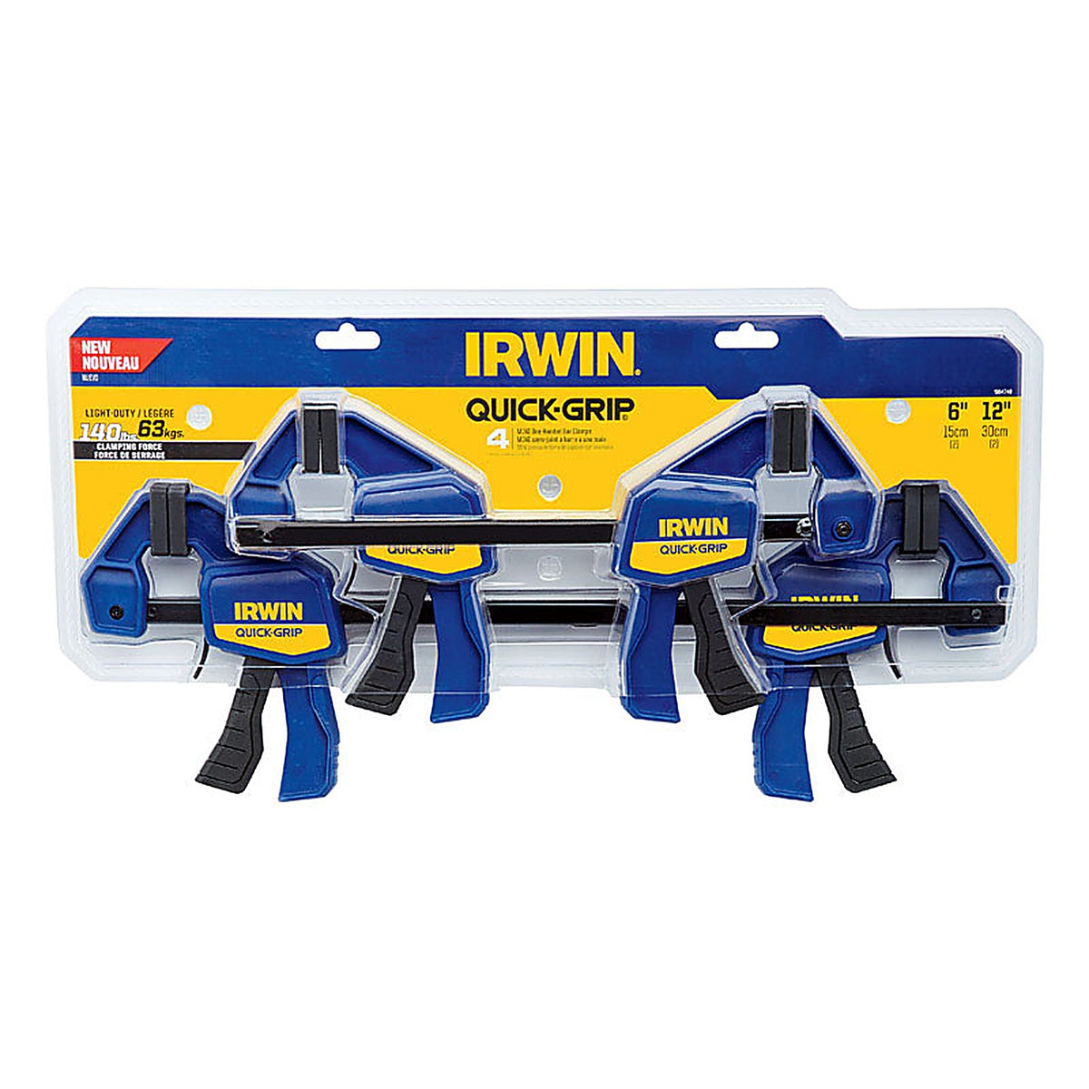 Irwin 1964748 Quick-Grip 3 in. D Quick-Release Bar Clamp 140 lb.