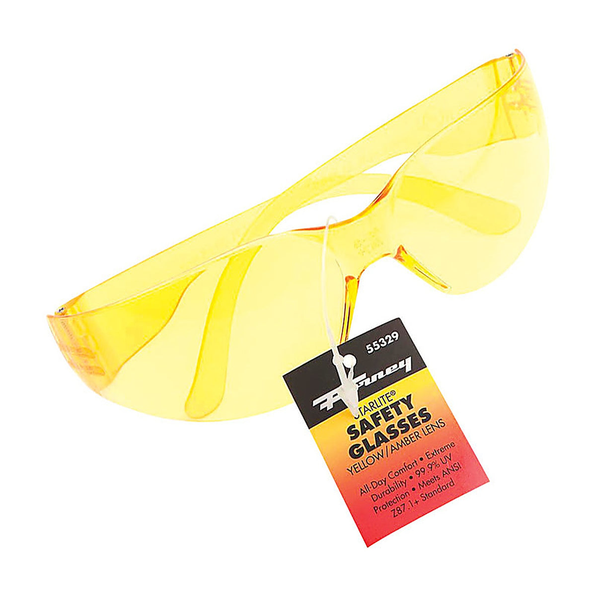 Forney 55329 Starlite Compact Safety Glasses Amber Lens 1 pc