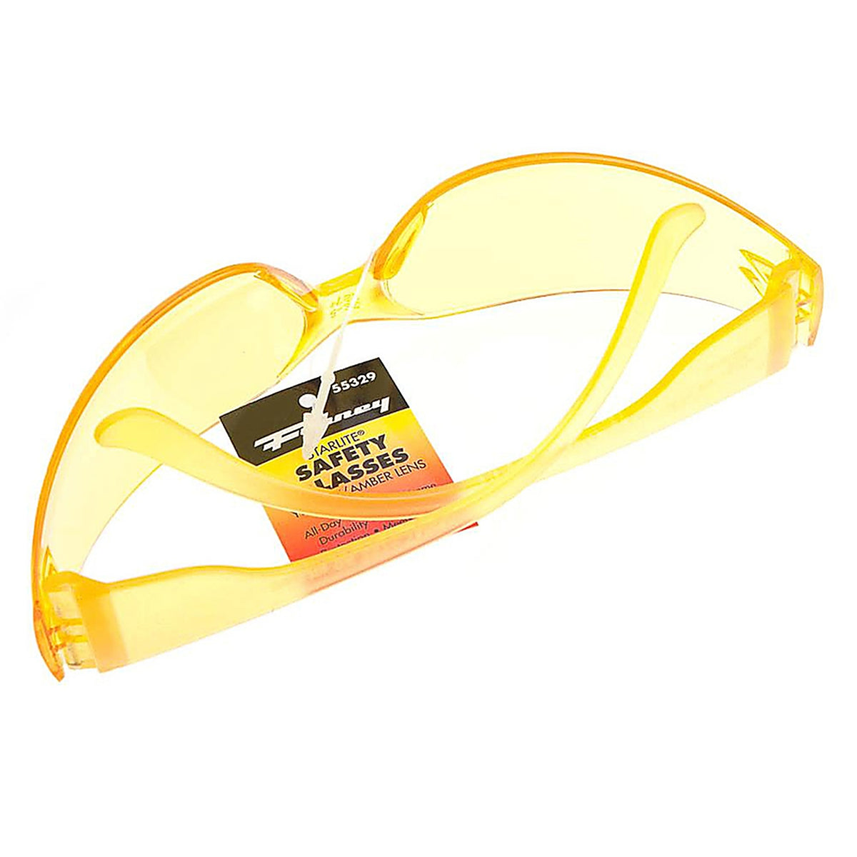 Forney 55329 Starlite Compact Safety Glasses Amber Lens 1 pc