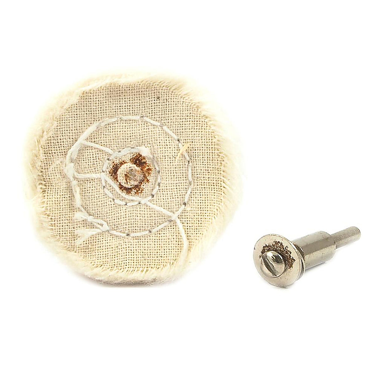 Forney 60204 1-1/2 in. S Cotton Buffing Wheel 1 pc