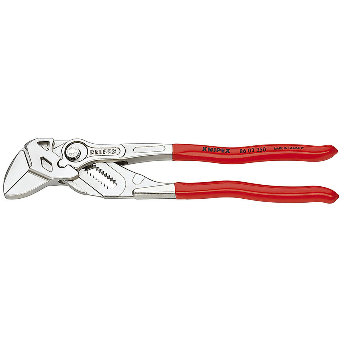 Knipex - 86 03 250 SBA - 10 In. Chrome Vanadium Steel Smooth Jaw Pliers Wrench
