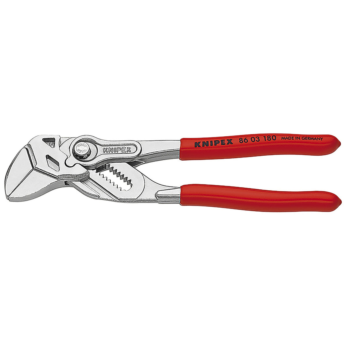 Knipex - 86 03 180 SBA - 7-1/4 In. Chrome Vanadium Steel Smooth Jaw Pliers Wrench