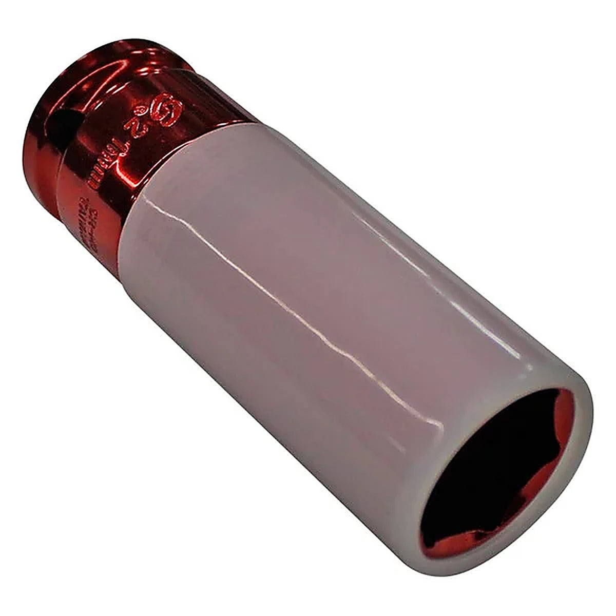 Sunex 284921 1/2in. Drive, Extra Thin Wall Deep Wheel Protector Impact Socket, 21mm, Red