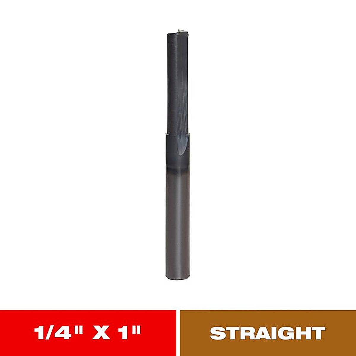 Diablo DR04108 1/4 in. D X 2-1/2 in. L Carbide Double Flute Straight Router Bit