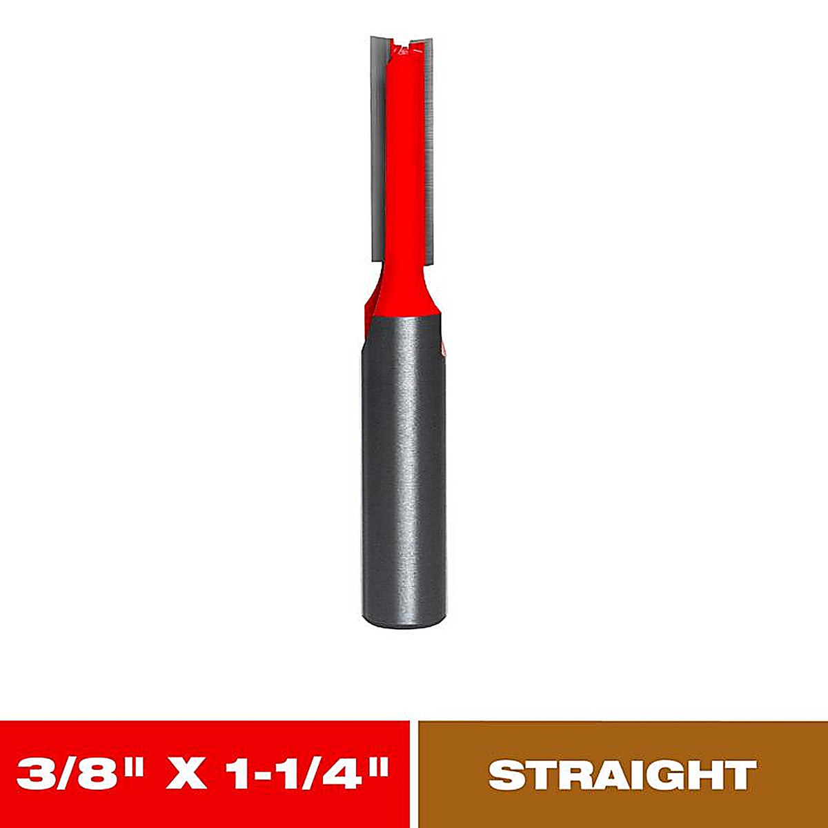 Diablo DR12110 3/8 in. D X 2-7/8 in. L Carbide Double Flute Straight Router Bit