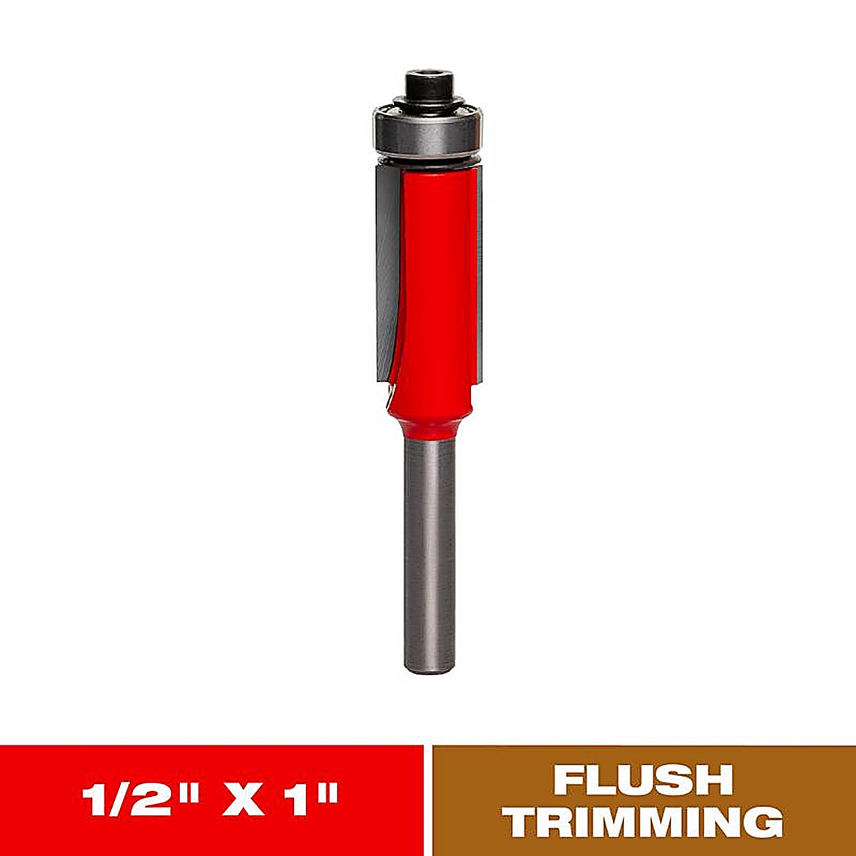 Diablo DR42104 1/2 in. D X 2-13/16 in. L Carbide Bearing Flush Trim Bit