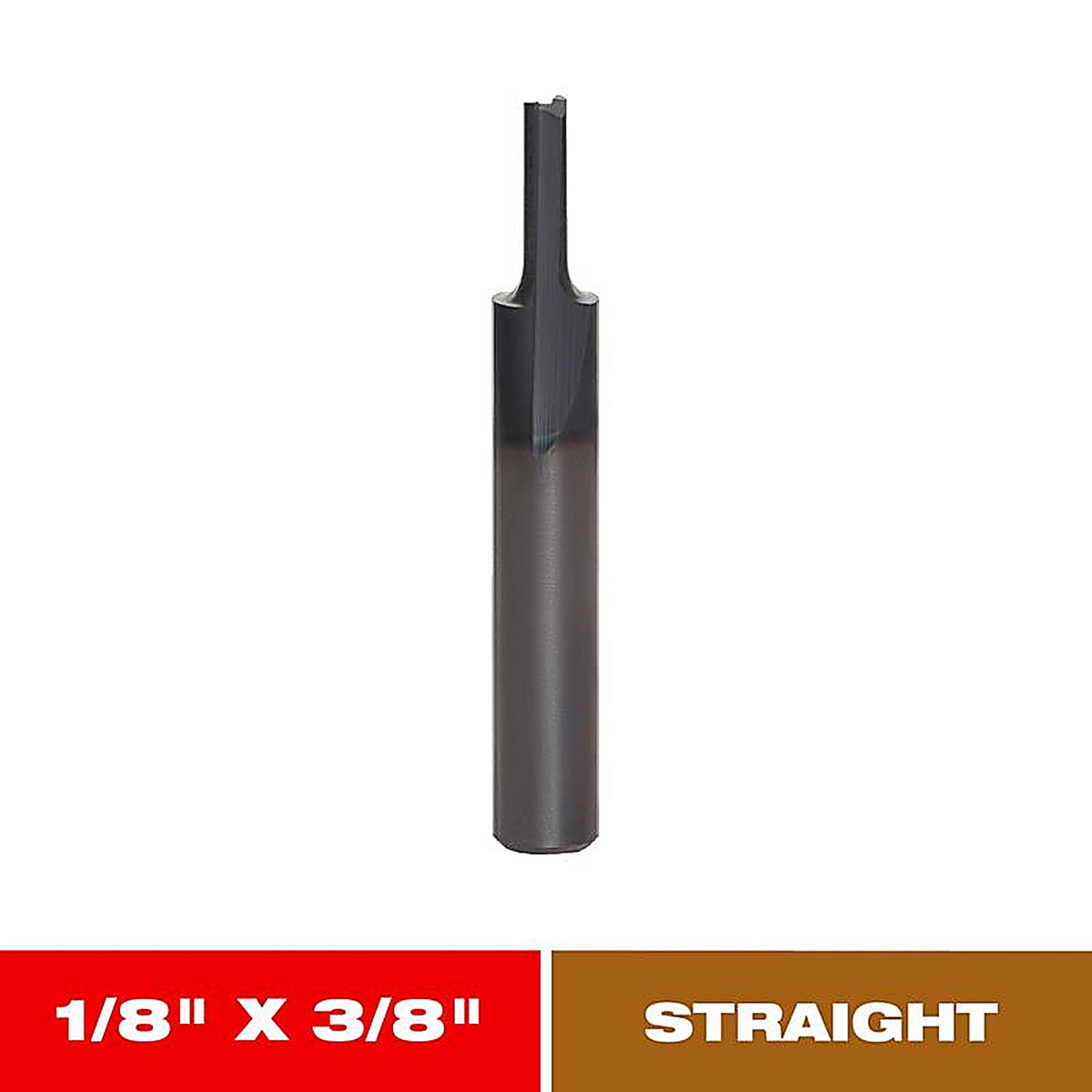 Diablo DR04100 1/8 in. D X 1-3/4 in. L Carbide Double Flute Straight Router Bit
