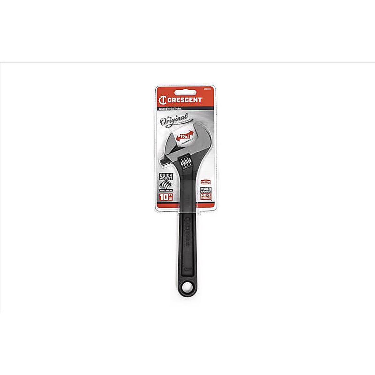 Crescent - AT210VS - Metric and SAE Adjustable Wrench 10 In. L 1 Piece