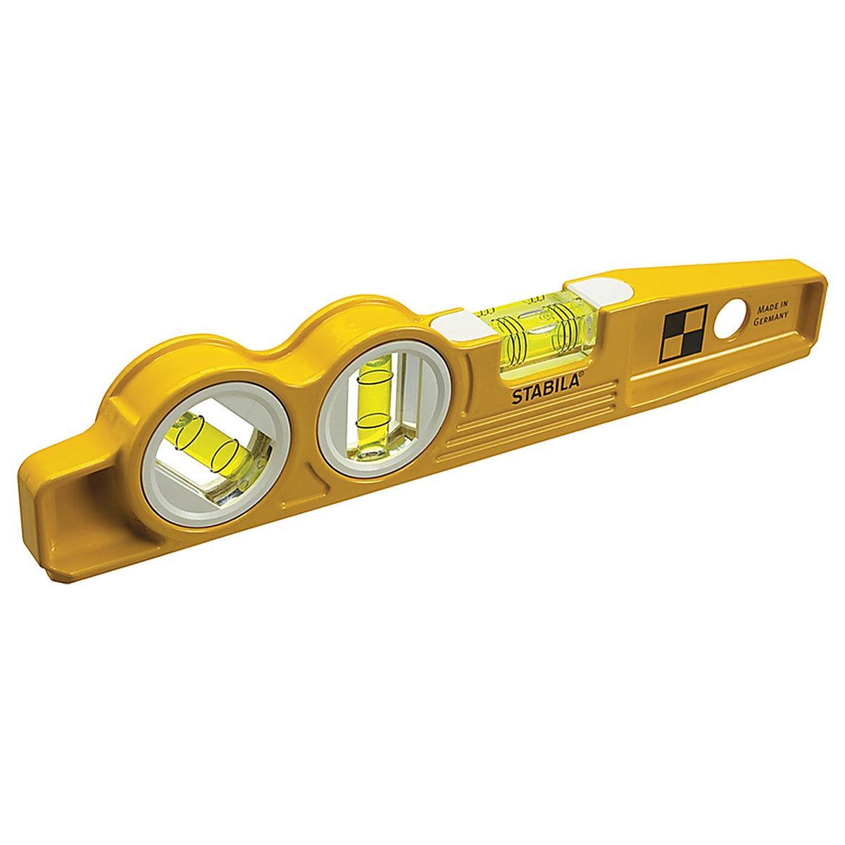 Stabila - 25245 - 10 In. Aluminum Magnetic Type 81 Smw45 Torpedo Level 3 Vial