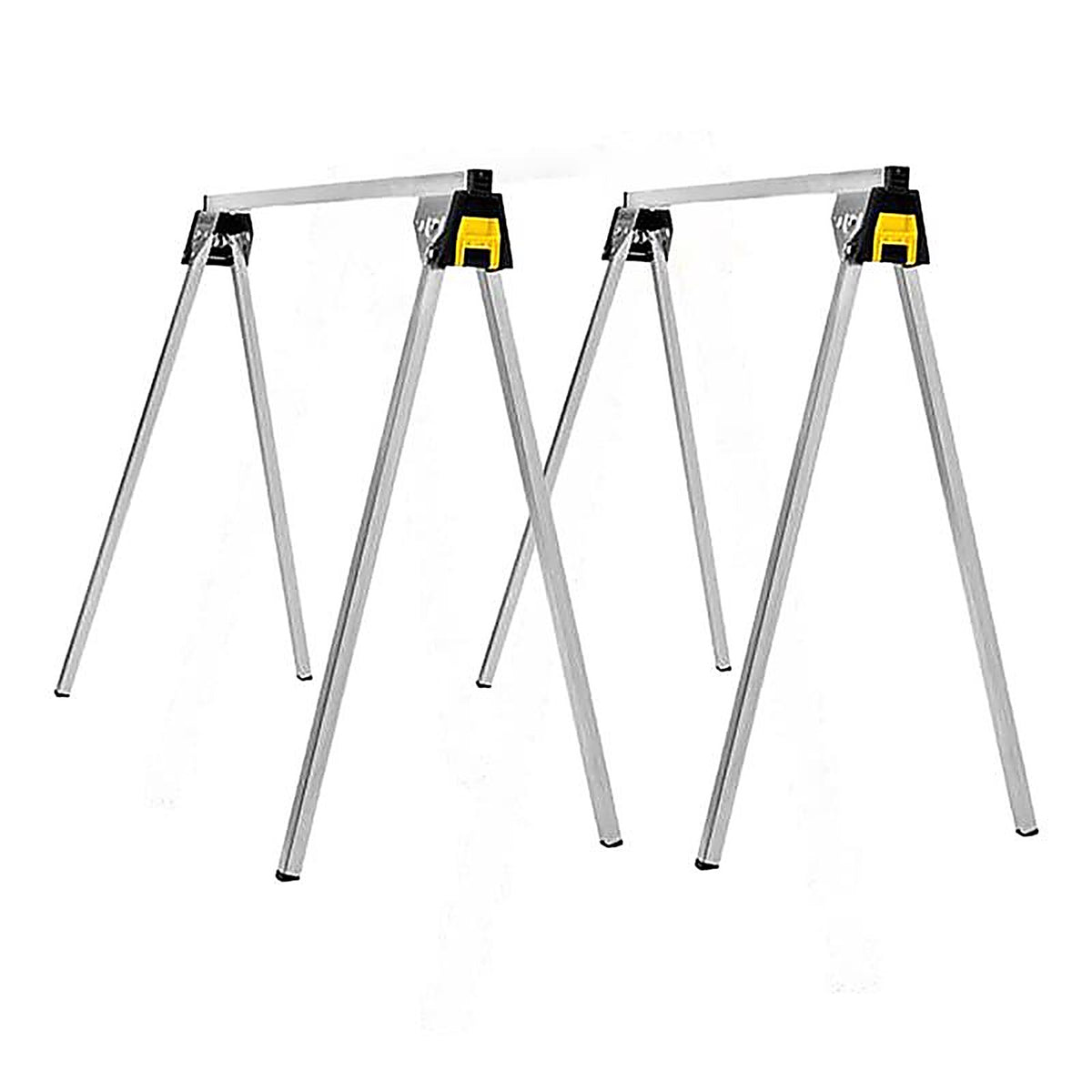 Stanley STST60997 29 in. H x 31 in. D Sawhorse Set 750 lb. capacity Silver 2/Pack