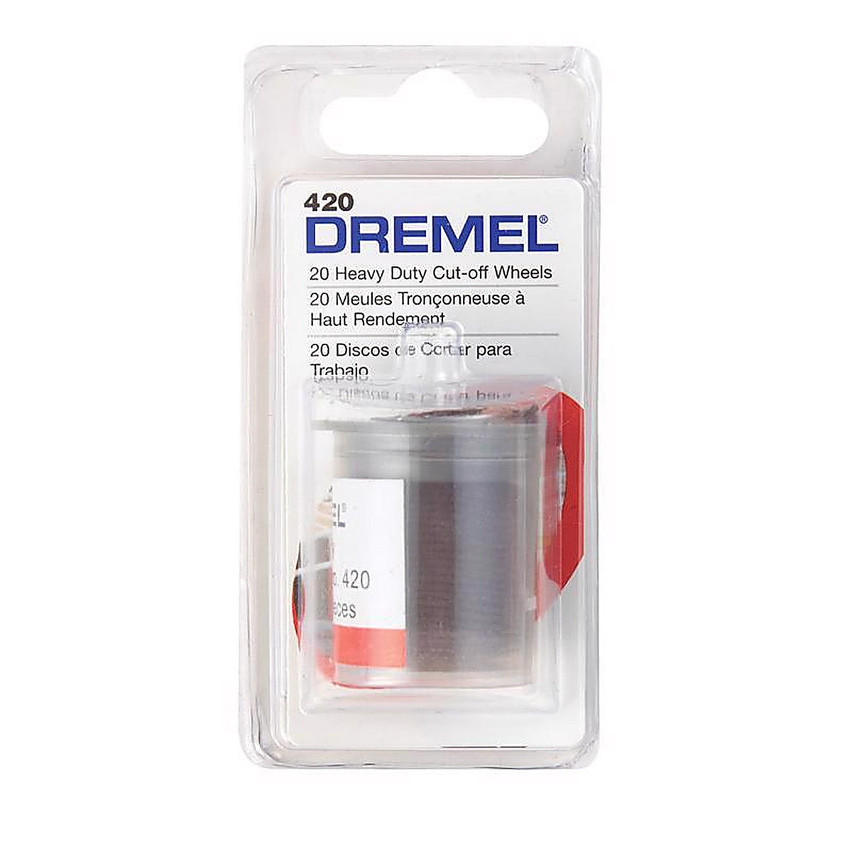 Dremel - 420 - 15/16 In. D X 1/8 In. Aluminum Oxide Metal Cut-Off Wheel 20 Pack