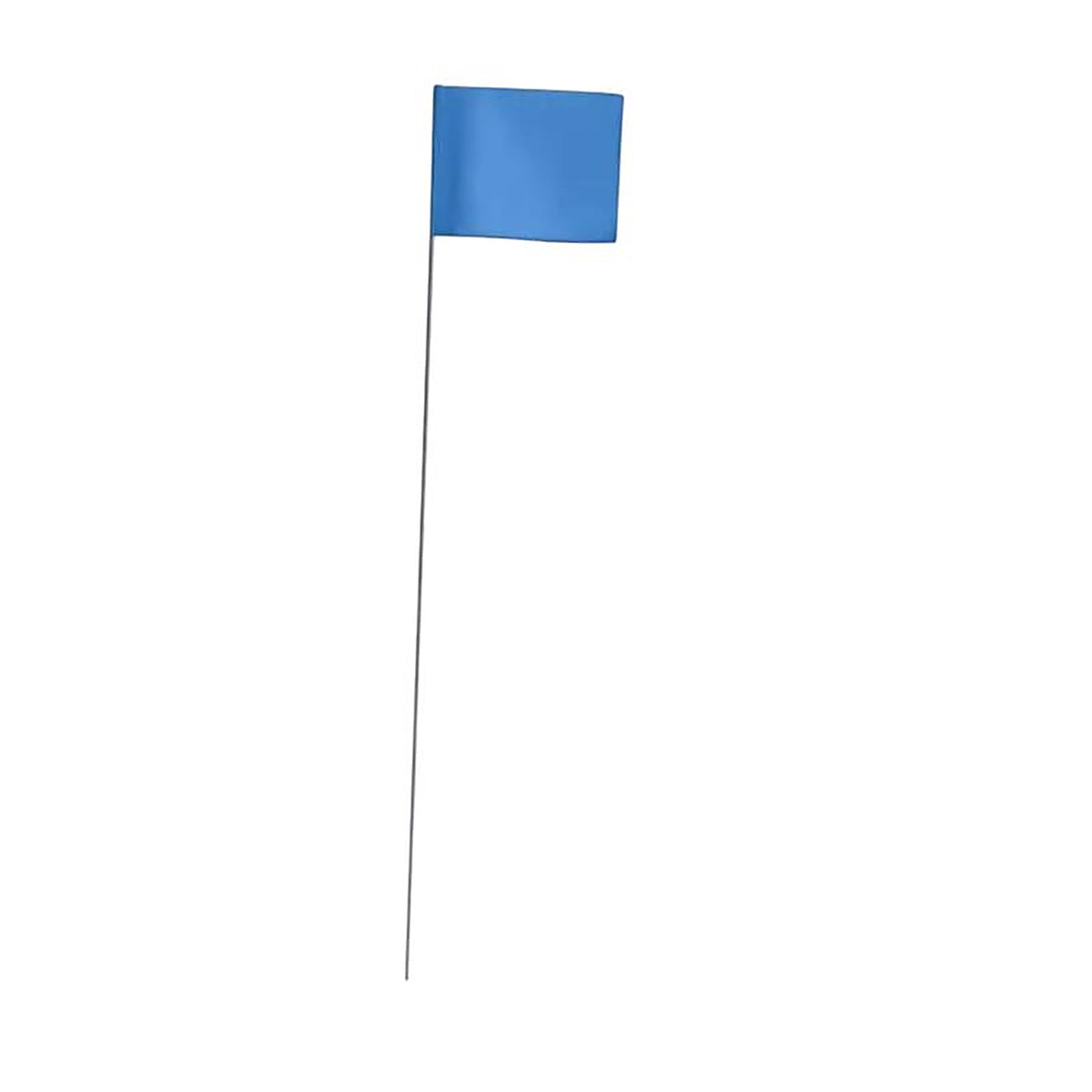 C.H. Hanson 15085 21 in. Blue Marking Flags Polyvinyl 100/Pack