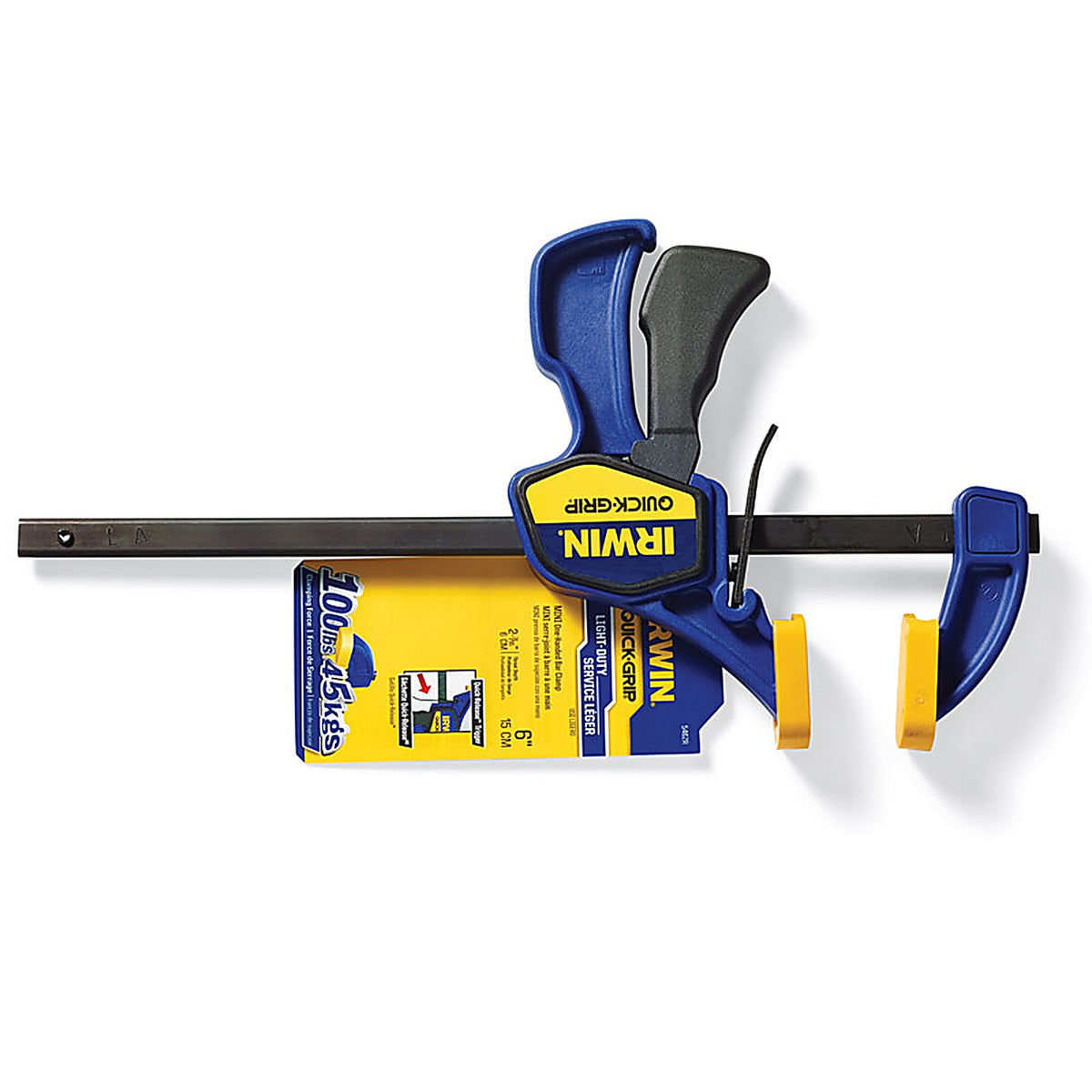 Irwin 1964742 Quick-Grip 6 in. x 2-7/16 in. D Bar Clamp