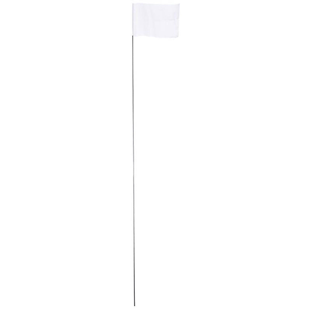 C.H. Hanson 15086 21 in. White Marking Flags Polyvinyl 100/Pack