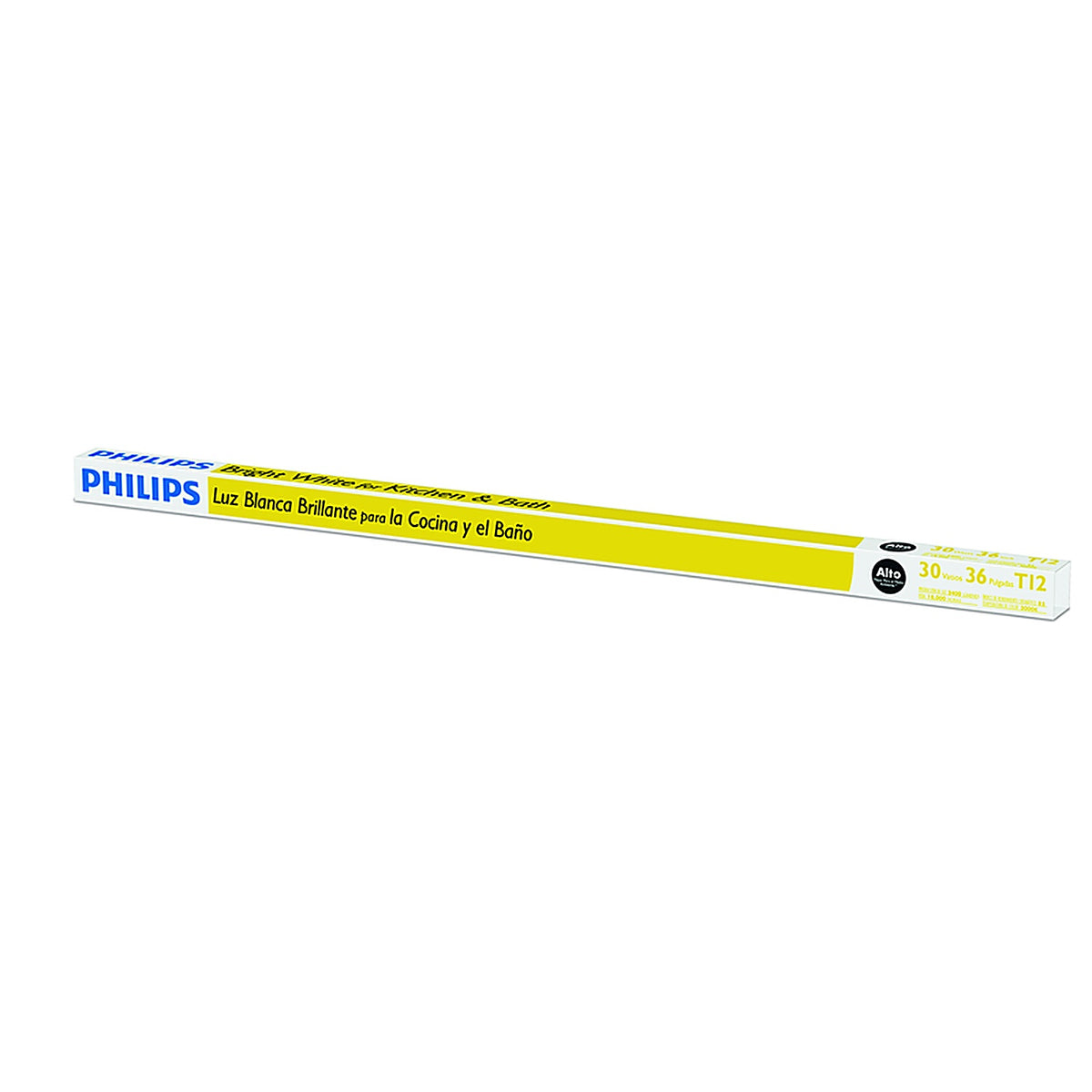 Philips - 543447 - Directfit Linear Bright White 36 In. G13 T12 Fluorescent Bulb 30 Watt Equivalence 1 Pack