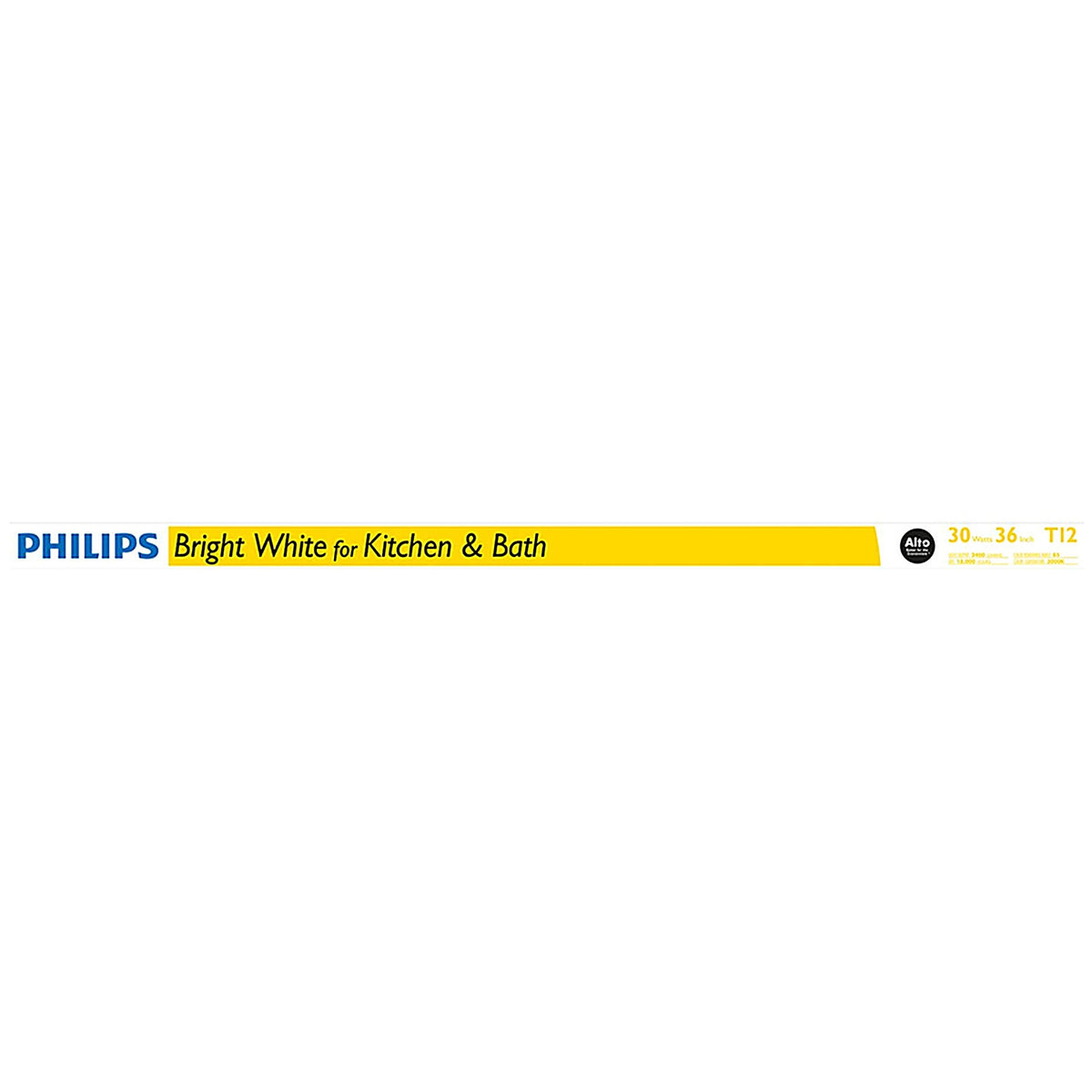 Philips - 543447 - Directfit Linear Bright White 36 In. G13 T12 Fluorescent Bulb 30 Watt Equivalence 1 Pack