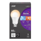 Feit - A800/HLTH/LEDI - A19 E26 (Medium) LED Bulb Color Changing 60 Watt Equivalence 1 Pack