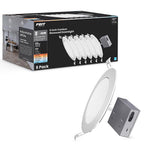 Feit Electric LEDR6XT/5CCT/6 White 6 in. W LED Recessed Downlight 13 W