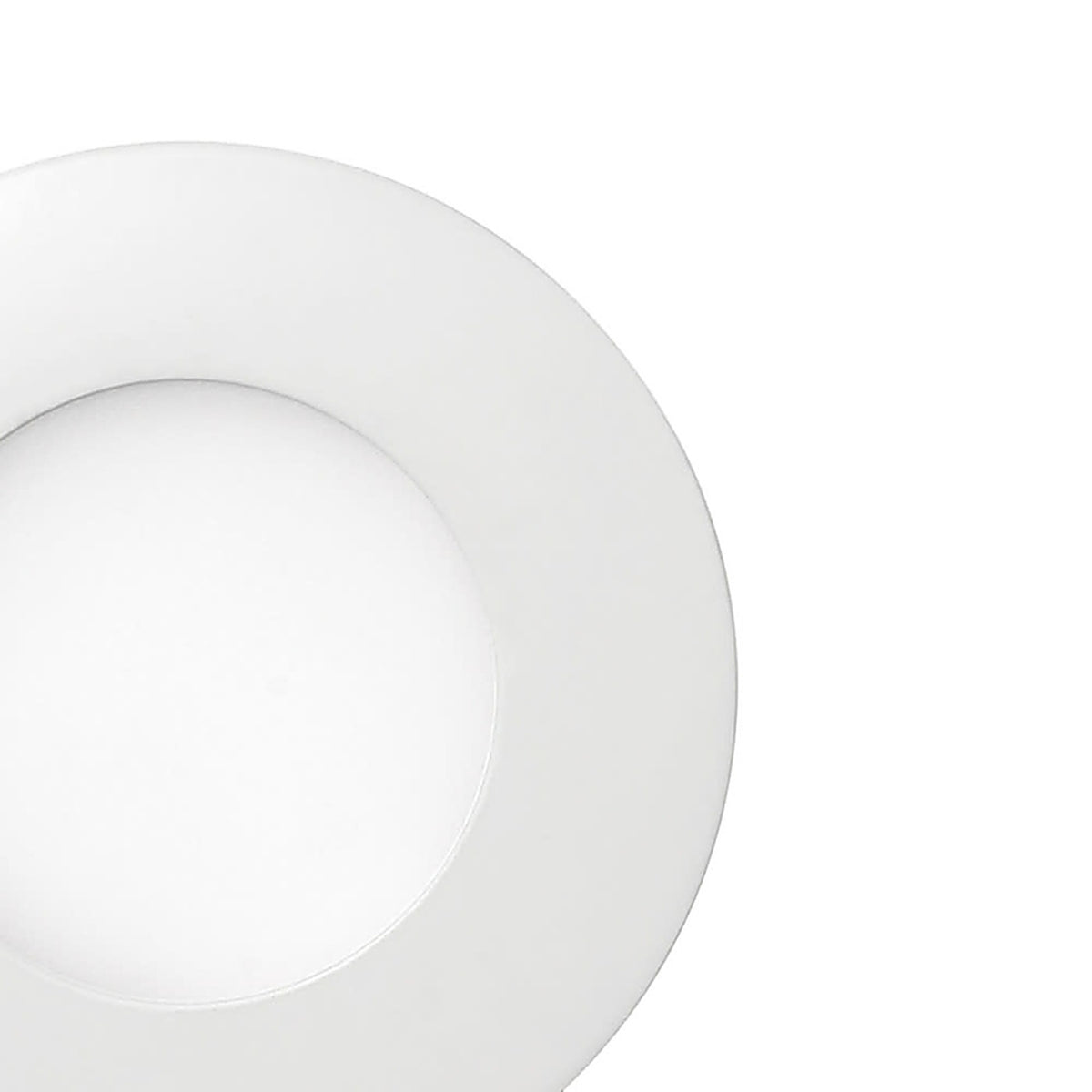 Globe Electric 91496 Ultra Slim Energy Star Frost White 3 inch in. W Metal LED Recessed Light 40 watt