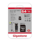 Gigastone GS-4IN1600X64GB 64 Micro SD Flash Memory Universal Pack 1 pk