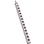 Monster - 1704 - Just Power It Up 6 Ft. L 12 Outlets Power Strip Silver