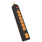 Monster - 1802 - Just Power It Up 4 Ft. L 7 Outlets Surge Protector Black 1080 J