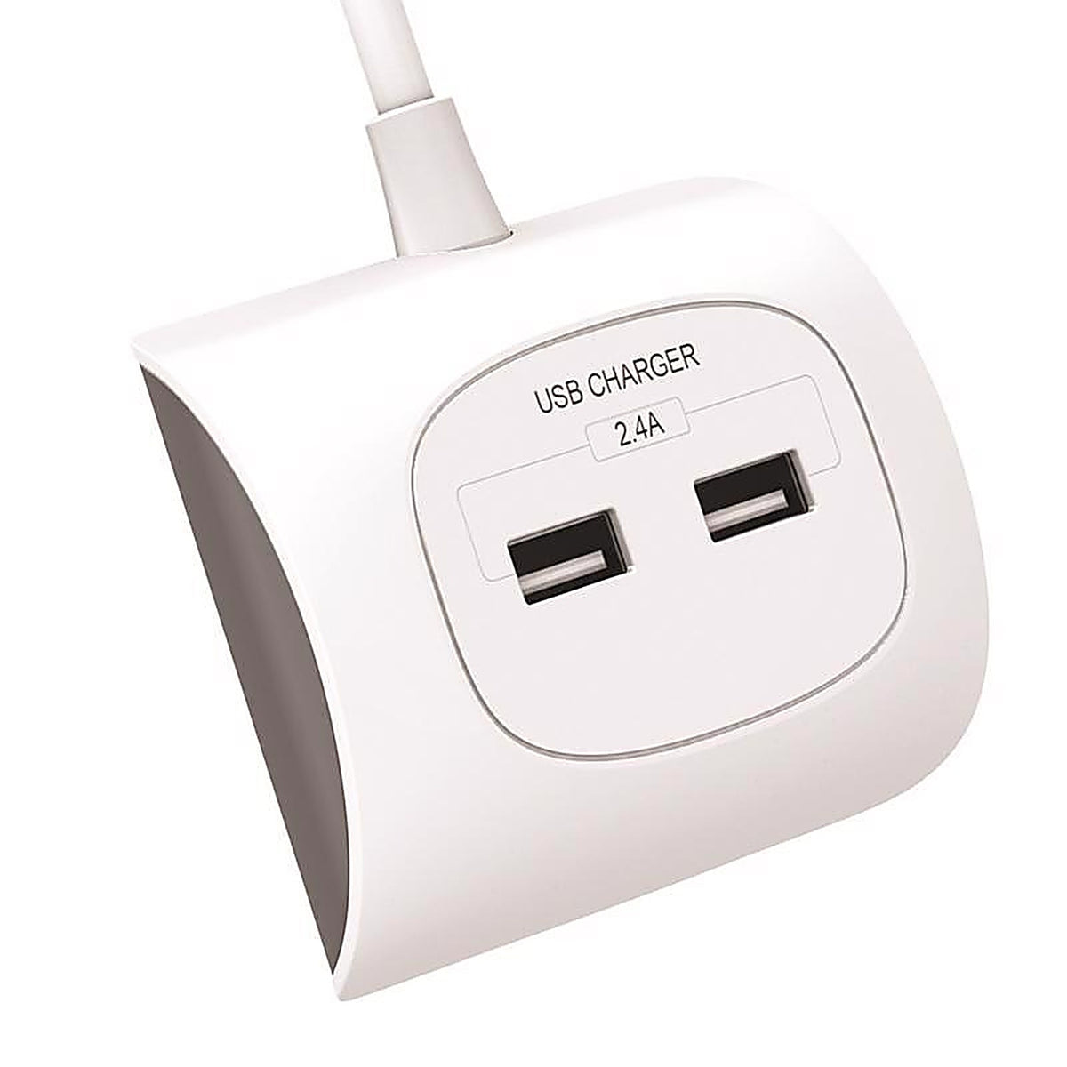 Monster - 1810 - Just Power It Up 4 Ft. L 8 Outlets Surge Protector w/USB White 1080 J
