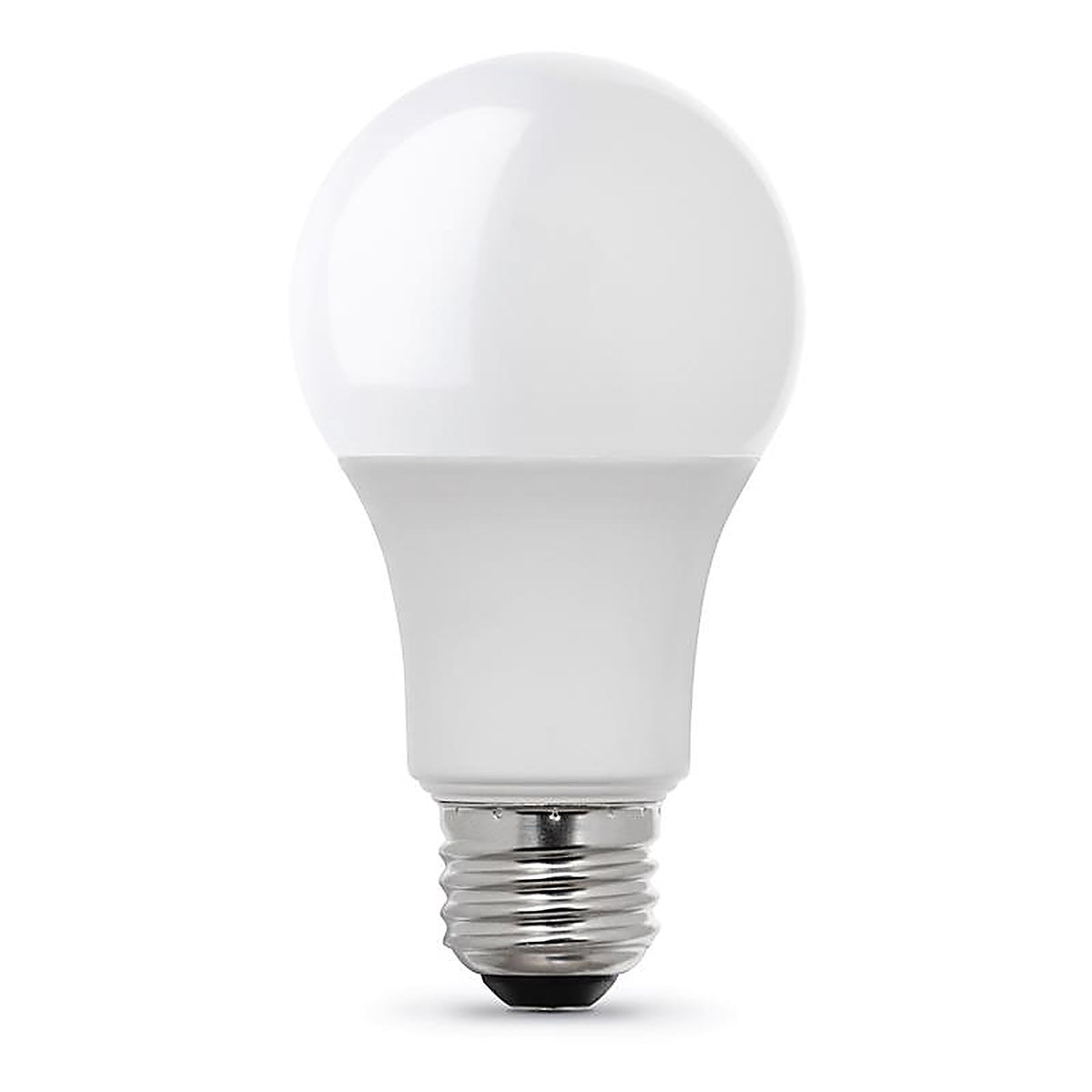 Feit - A80082710KLED/4 - A19 E26 (Medium) LED Bulb Soft White 60 Watt Equivalence 4 Pack
