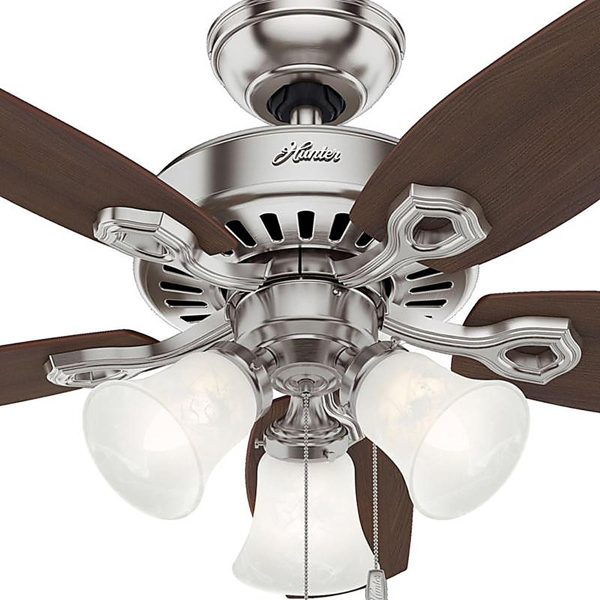 Hunter 52106 Builder 42 in. Brushed Nickel LED Indoor Ceiling Fan