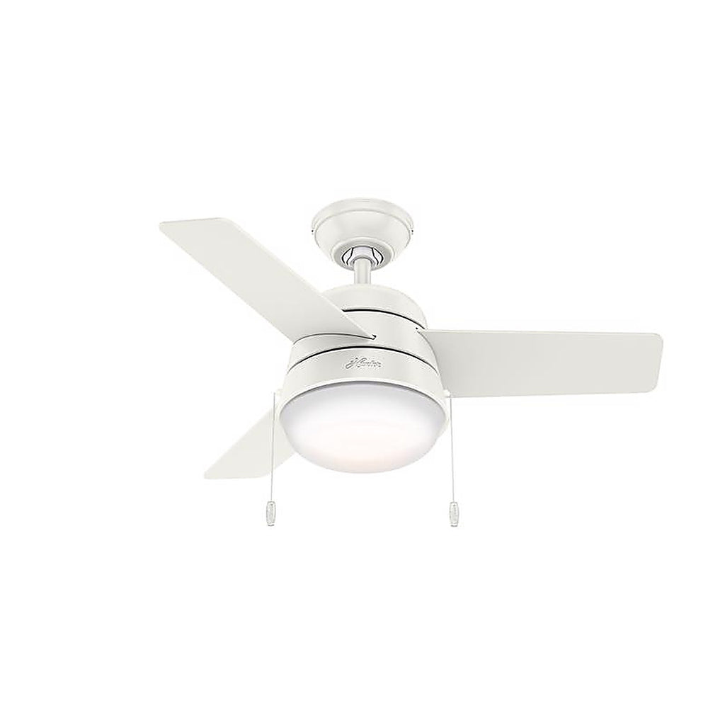 Hunter 59301 Aker 36 in. White LED Indoor Ceiling Fan