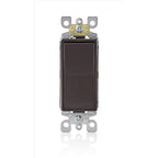 Leviton - 5601-D - Decora 15 Amps Single Pole Rocker Switch Brown 1 Pack