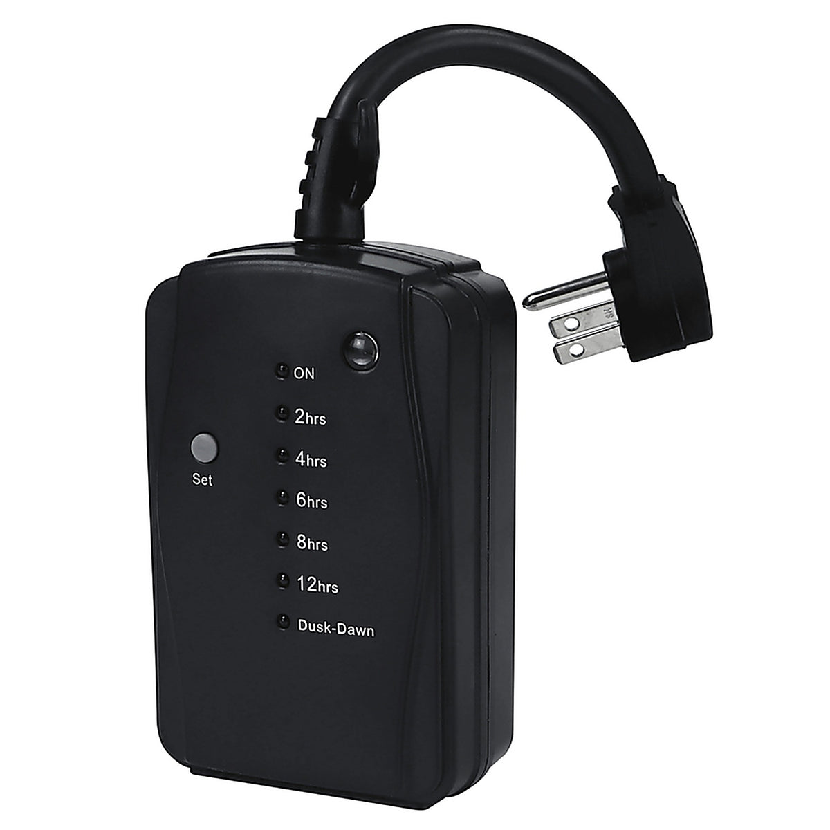 Prime TNOLED02-RC Outdoor 24 Hour Digital Countdown Timer with Two Grounded Outlets 125 volt Black