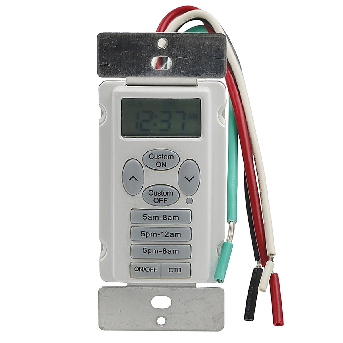 Prime TNIWP-RC EZ-SET Indoor Digital In Wall Timer White