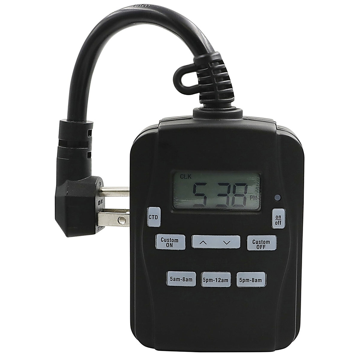 Prime TNODP23-RC EZ-SET Outdoor Digital Timer 120 volt Black