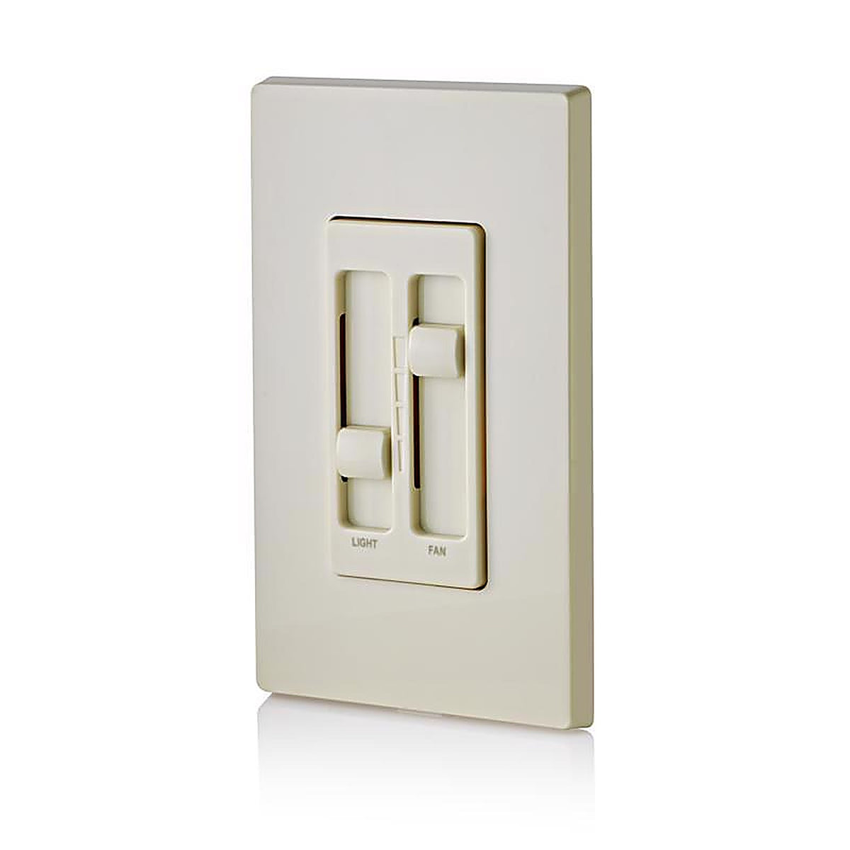 Leviton 66DF-T Decora SureSlide Light Almond Fan/LED Dimmer Slide Switch 1/Pack