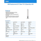 Feit Electric BP40T61/2SULED T6.5 E17 (Intermediate) LED Bulb Warm White 40 W 1 pk