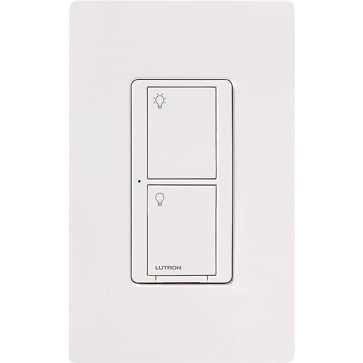 Lutron - PD-5ANS-WH-R - Caseta 5 Amps Single Pole Wireless Smart-Enabled Rocker Switch White 1 Pack