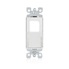 Leviton - L5613-2LW - Decora 15 Amps Three Pole Rocker 3-Way Illuminated Switch White 1 Pack