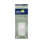 Leviton - L5613-2LW - Decora 15 Amps Three Pole Rocker 3-Way Illuminated Switch White 1 Pack
