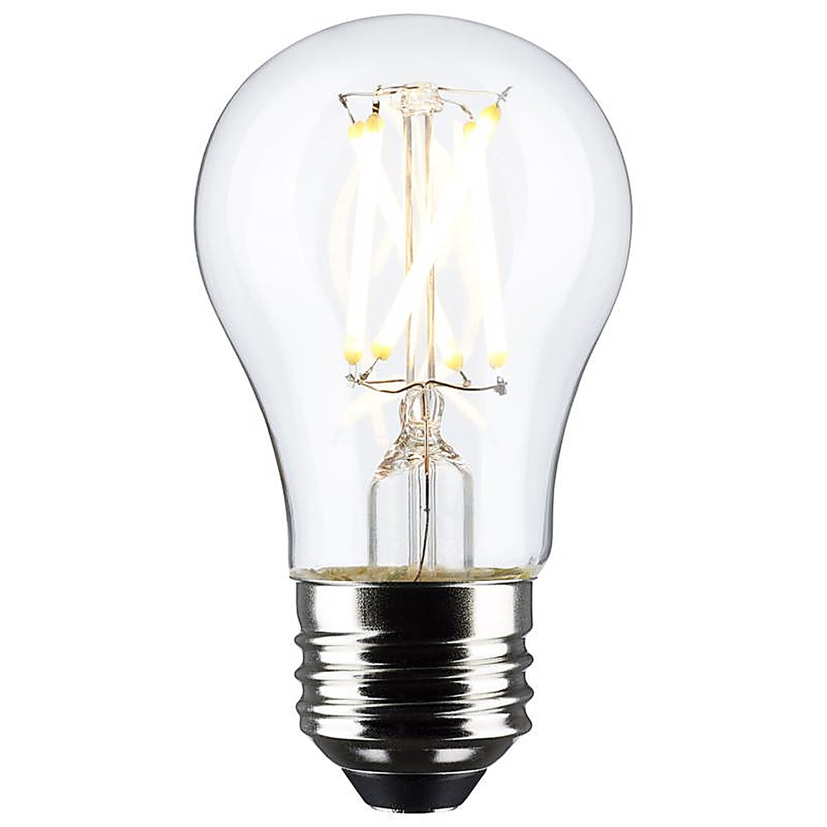 Satco - S21873 - A15 E26 (Medium) Filament LED Bulb Warm White 40 Watt Equivalence 2 Pack