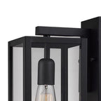 Globe Electric 44314 Vintage 1-Light Matte Black Hurley Wall Sconce
