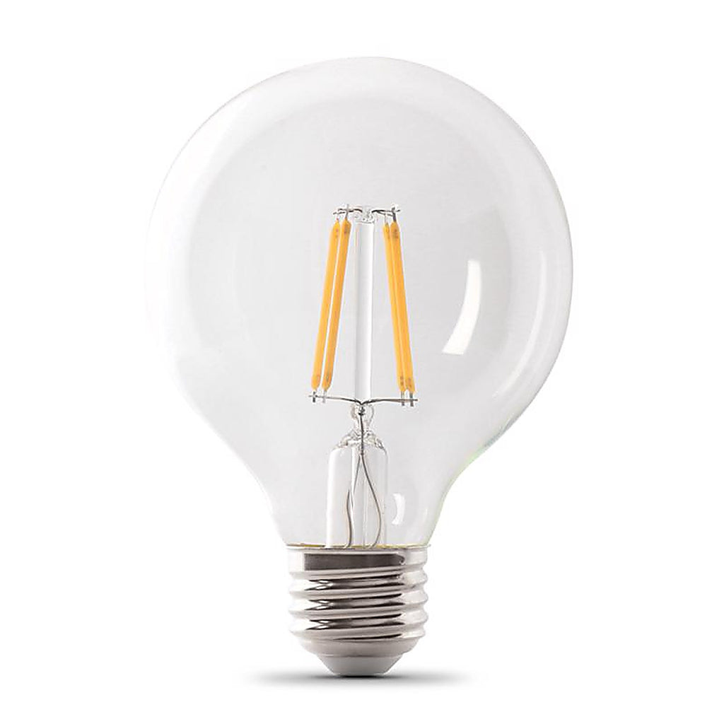 Feit - BPG25100850FLED - G25 E26 (Medium) Filament LED Bulb Daylight 100 Watt Equivalence 1 Pack