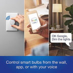 Lutron Z3-1BRL-WH-L0 Aurora White Rotary Dimmer Switch 1/Pack