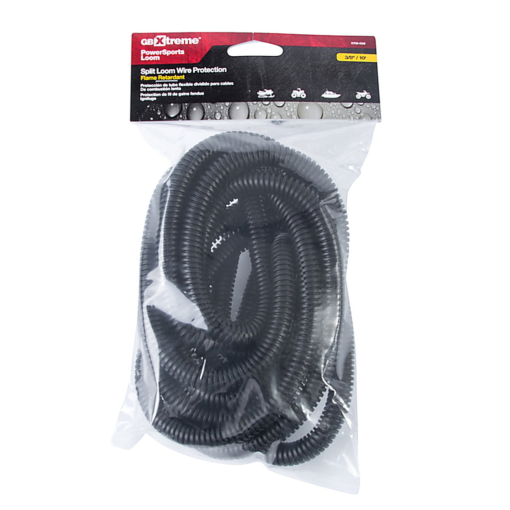 Gardner Bender XTM-450 Xtreme 3/8 in. Dia. x 120 in. L Black Polyethylene Split Loom