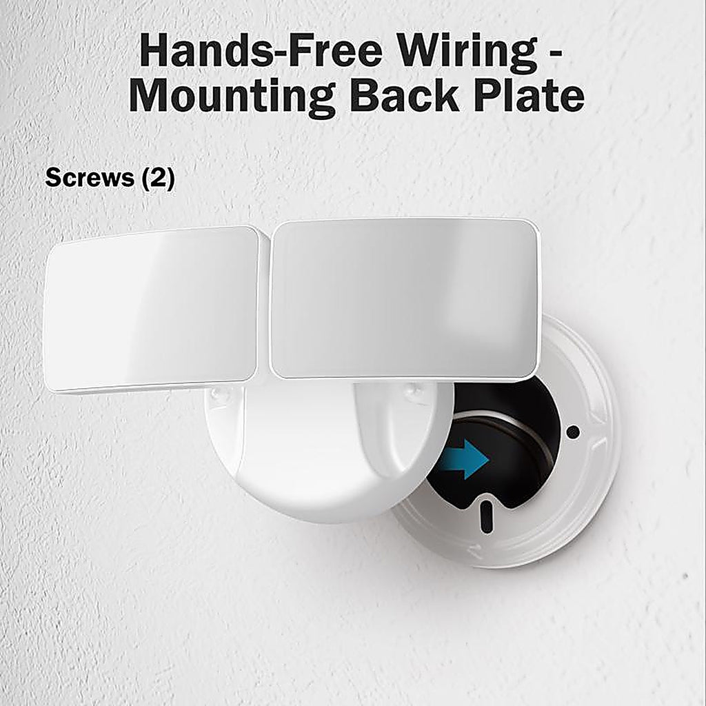 Feit Electric S9DFL/850/WH Switch Hardwired LED White Security Floodlight