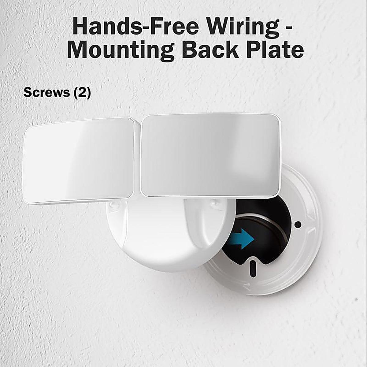 Feit Electric S9DFL/850/WH Switch Hardwired LED White Security Floodlight
