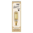 Feit Electric T8C/VG/LED T8 E12 (Candelabra) LED Bulb Amber 40 W 1/Pack